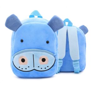 Adorable Plush Kids Backpack – Cartoon Animal Kindergarten School Bag