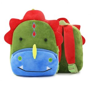 Adorable Plush Kids Backpack – Cartoon Animal Kindergarten School Bag