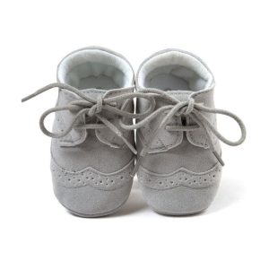 Baby Boys’ Soft Sole Walking Shoes – Breathable Synthetic Leather First Walkers