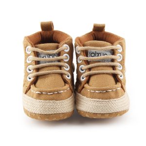 Soft Cotton Baby Shoes with Flexible Soles – Stylish Toddler Footwear for Ages 0–18 Months